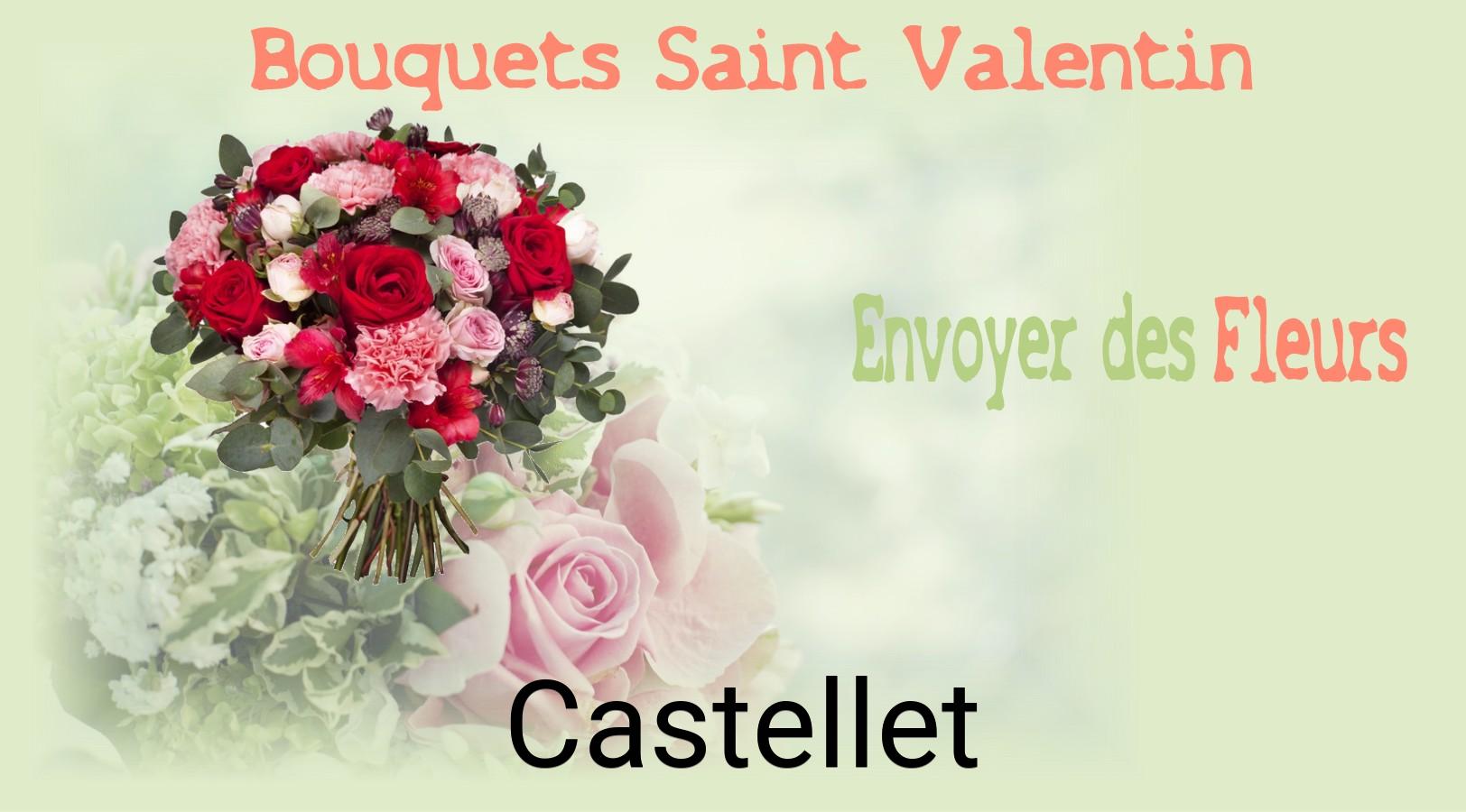 Roses de Saint-Valentin livrées à Castellet